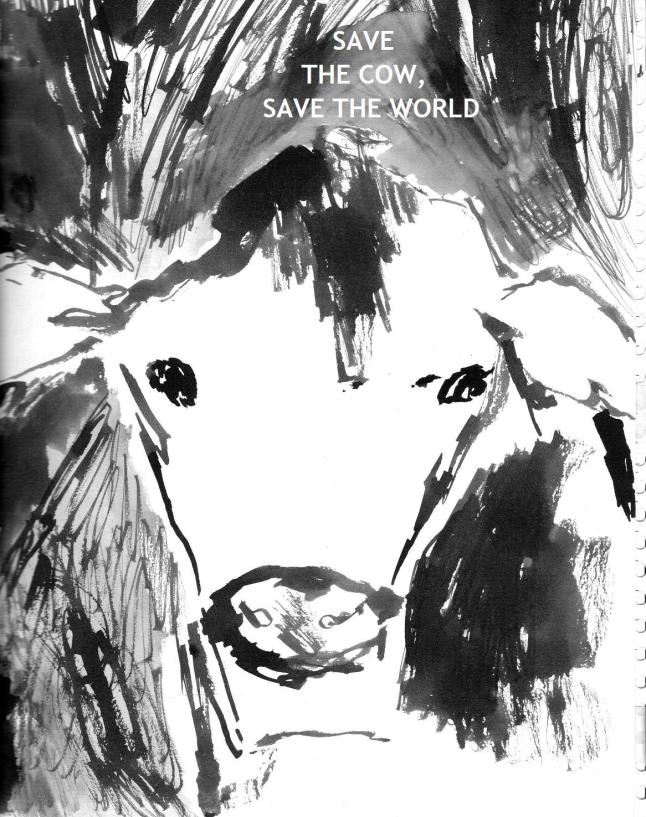 SAVE THE COW SAVE THE WORLD 1