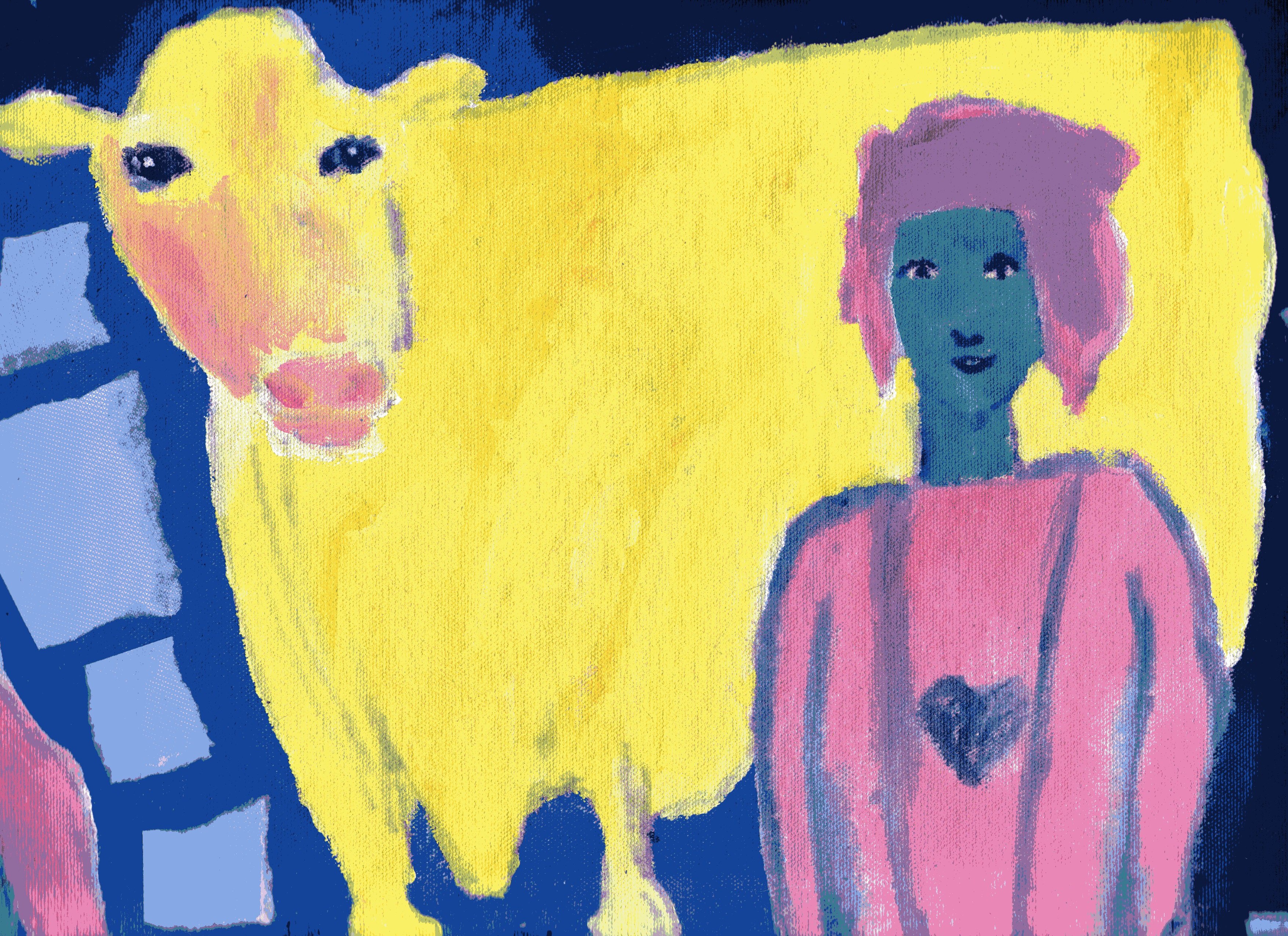 yellow cow