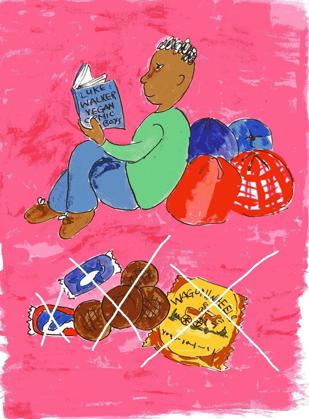 vegan chocolate poem