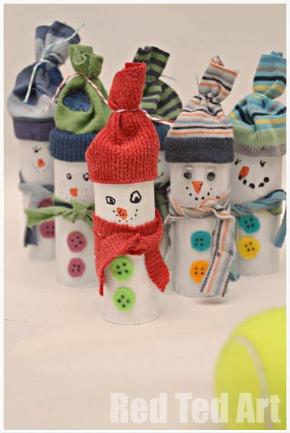 loo roll snowmen