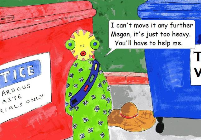 vegan comic for children