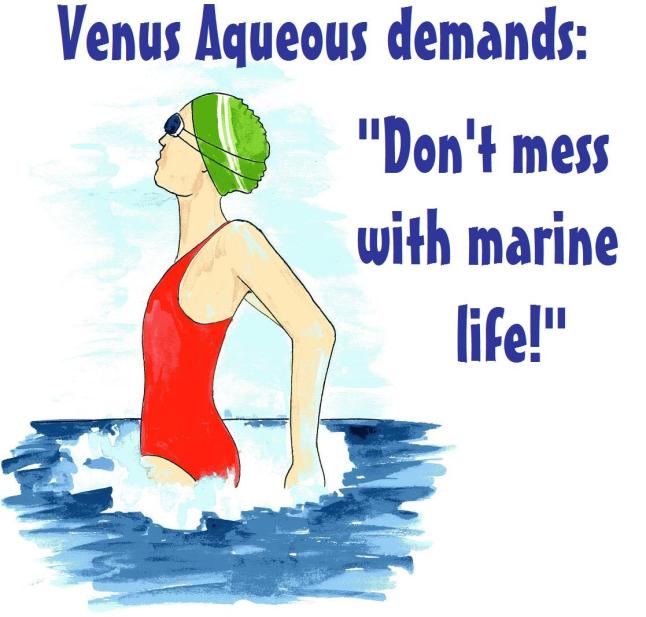 don't mess with marine life