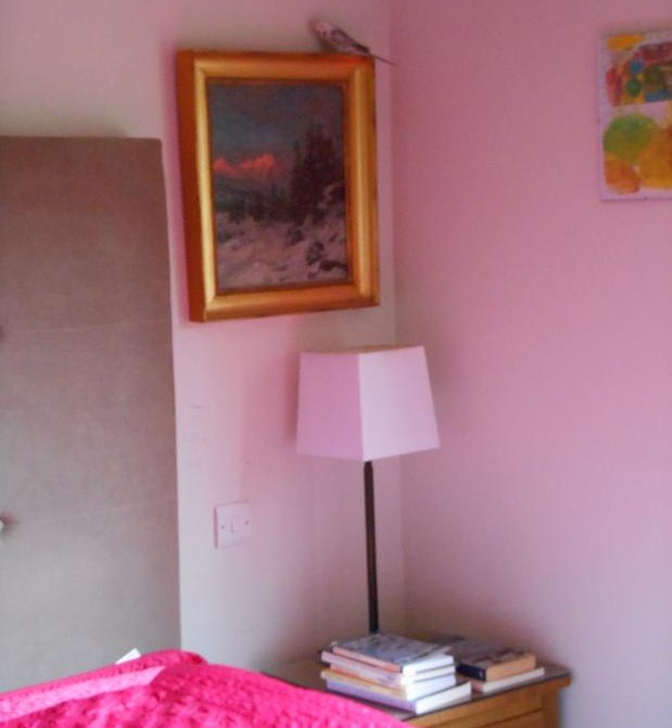 Carly in the bedroom