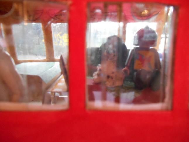 And look - there's people inside! Denzel is cleverly disguised as a spaniel and Casey is also in fancy dress - but honestly, it is them!