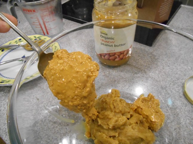 add peanut butter
