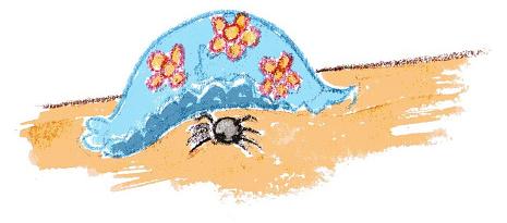 spider in my shower cap
