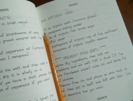 vegan notebook for children