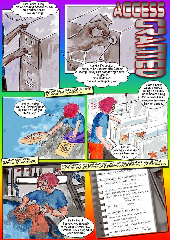 vegan comic for kids