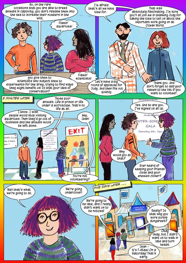 vegan comic for kids