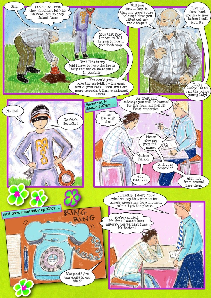 vegan superhero Reflecto Girl