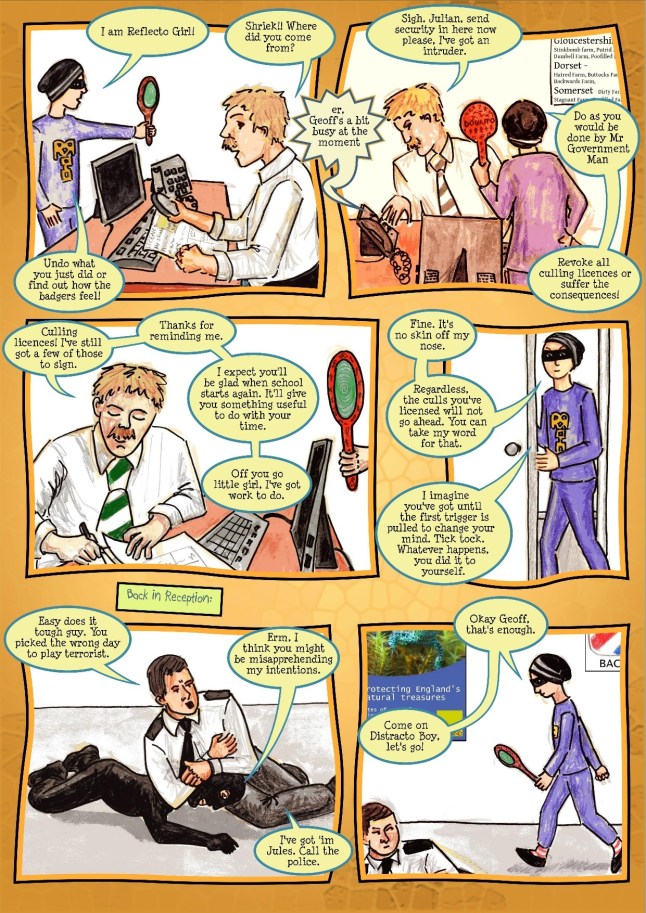 vegan comic for kids