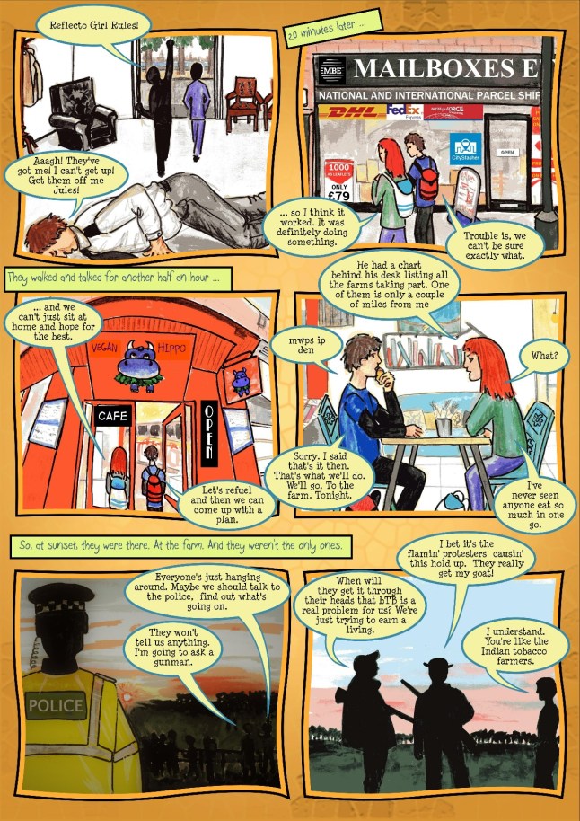 vegan comic for kids