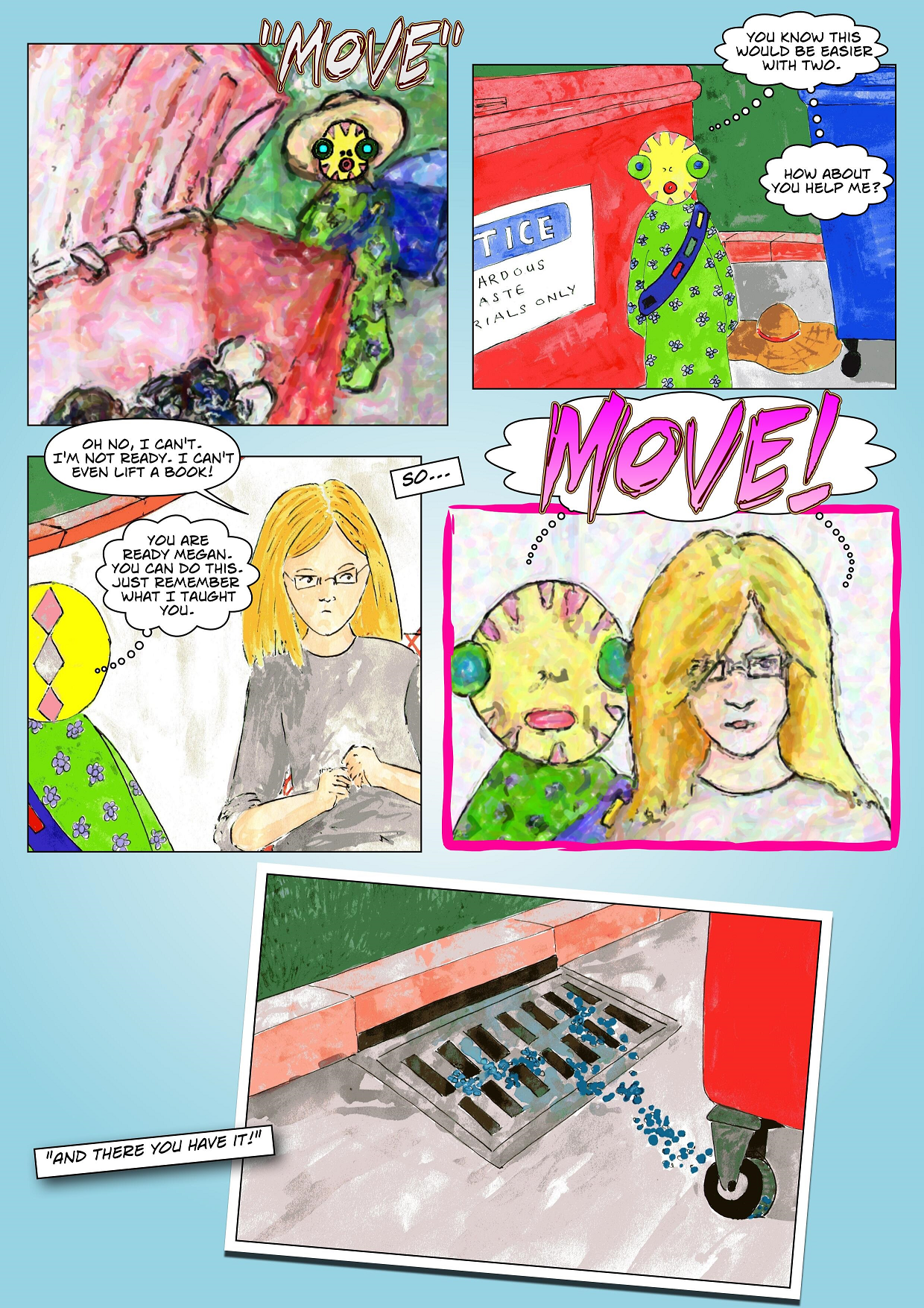 vegan comic for kids