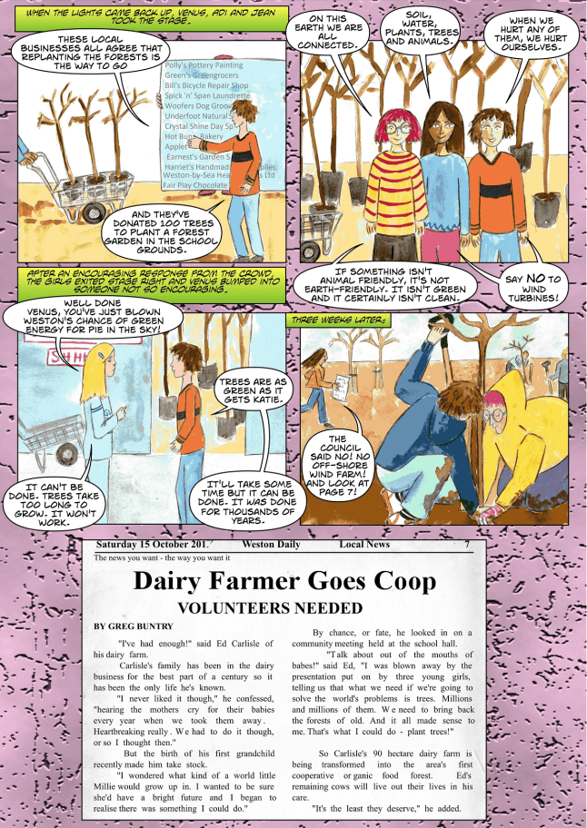 vegan comic for kids