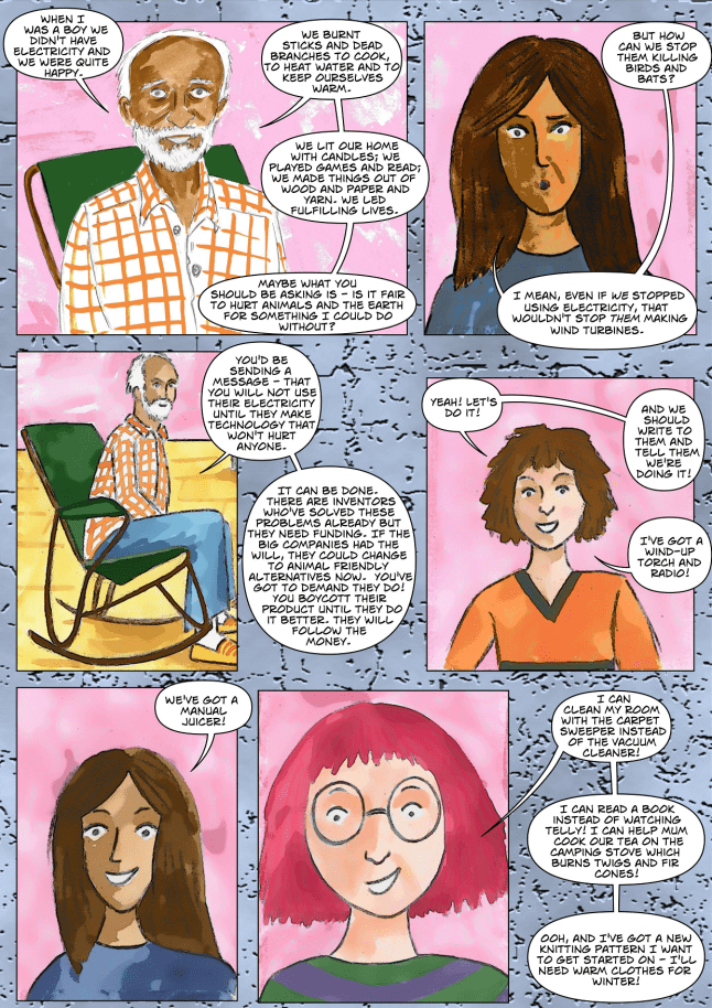 vegan comic for kids