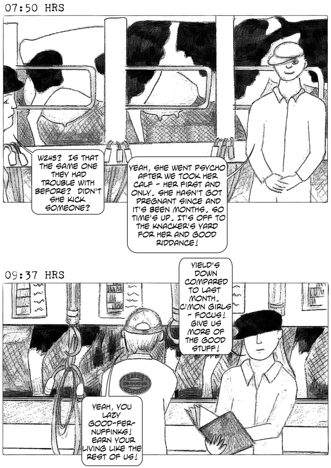 vegan satirical graphic novel