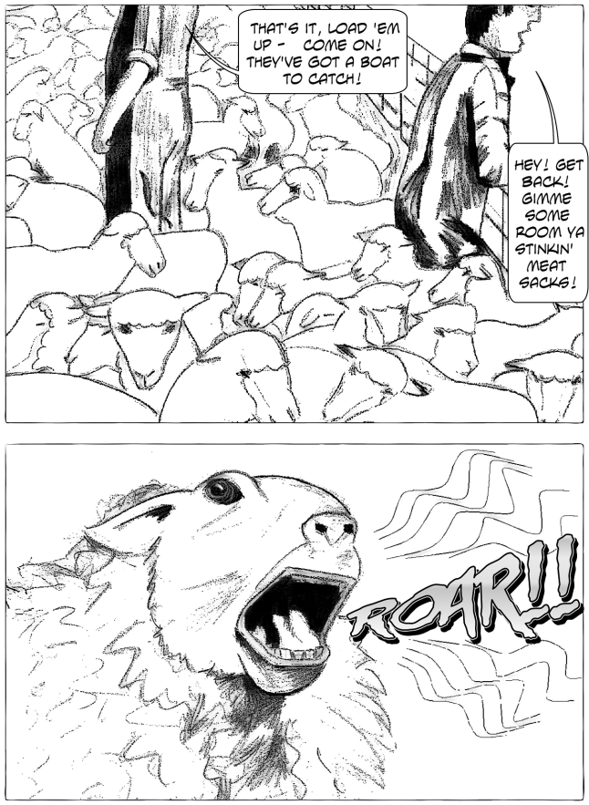 vegan satirical graphic novel