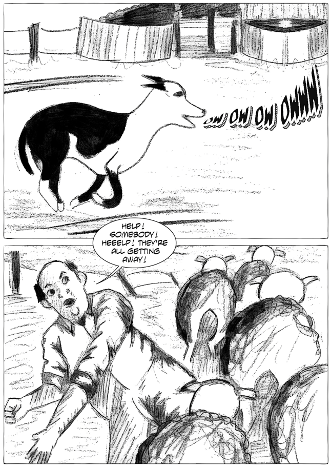 vegan satirical graphic novel