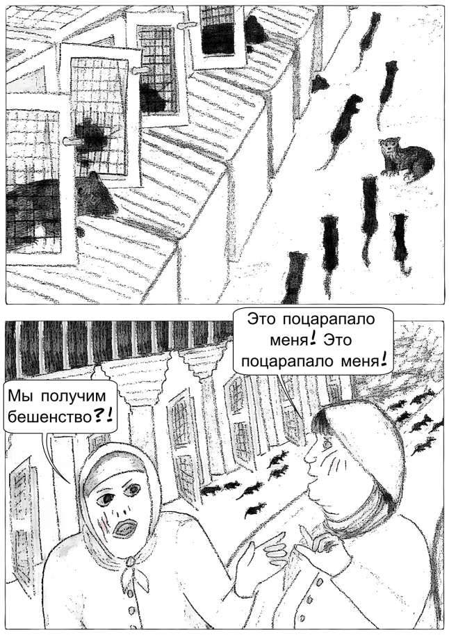 dark satirical vegan graphic novel