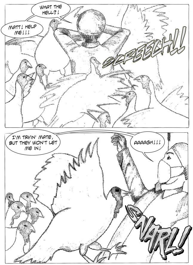 satirical vegan graphic novel