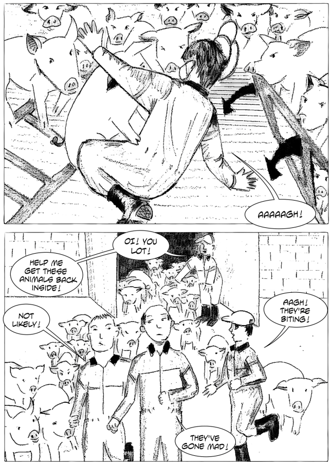 vegan satirical graphic novel