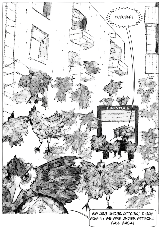 vegan satirical graphic novel