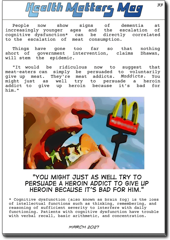 vegan satirical graphic novel