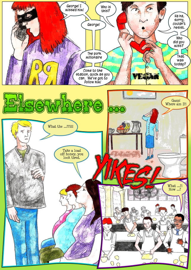 vegan comic for kids