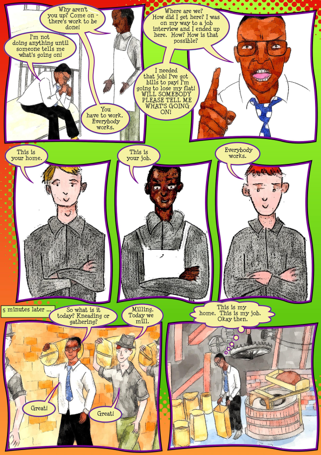 vegan comic for kids