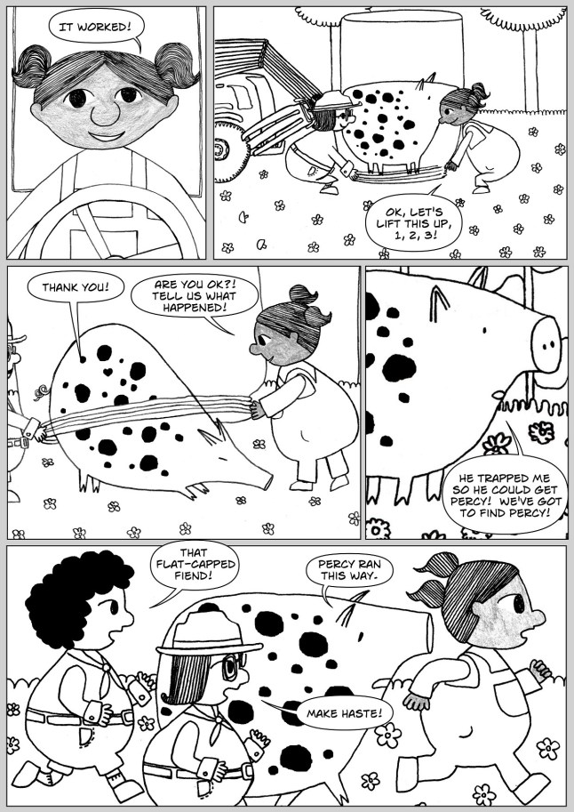 vegan comic for kids
