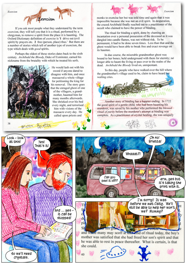 vegan ghost story comic for kids