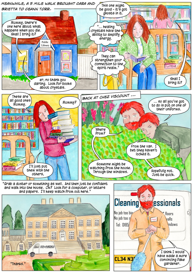 vegan ghost story comic for kids