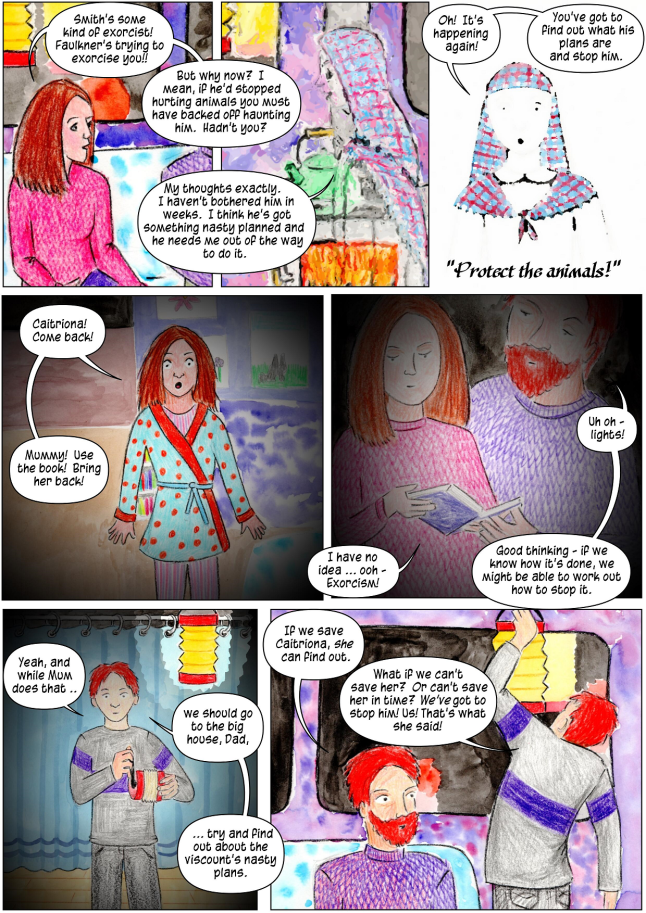 vegan ghost story comic for kids
