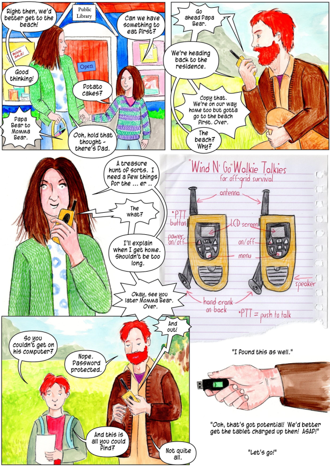 vegan ghost story comic for kids