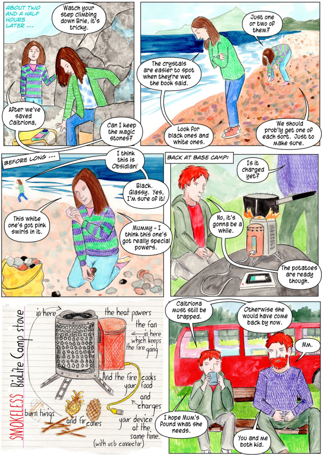 vegan ghost story comic for kids