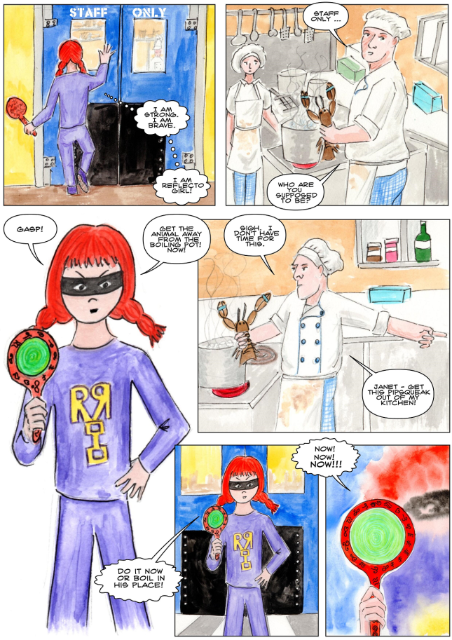 vegan superhero comic for kids