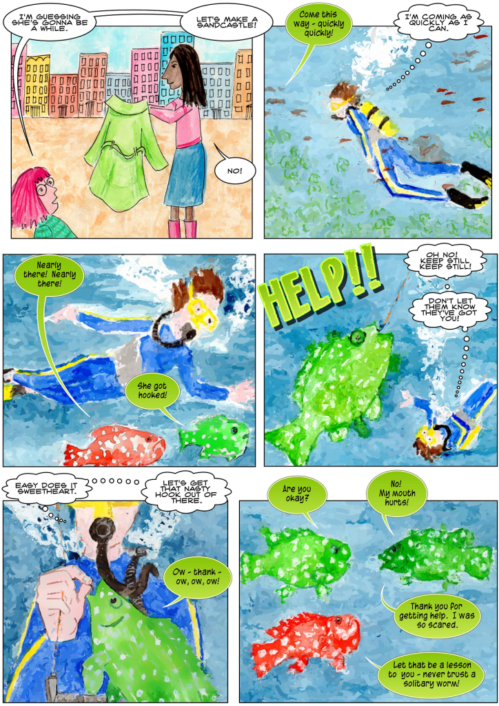vegan superhero comic for kids