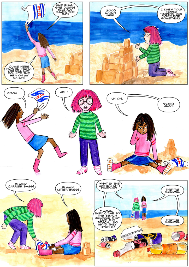 vegan superhero comic