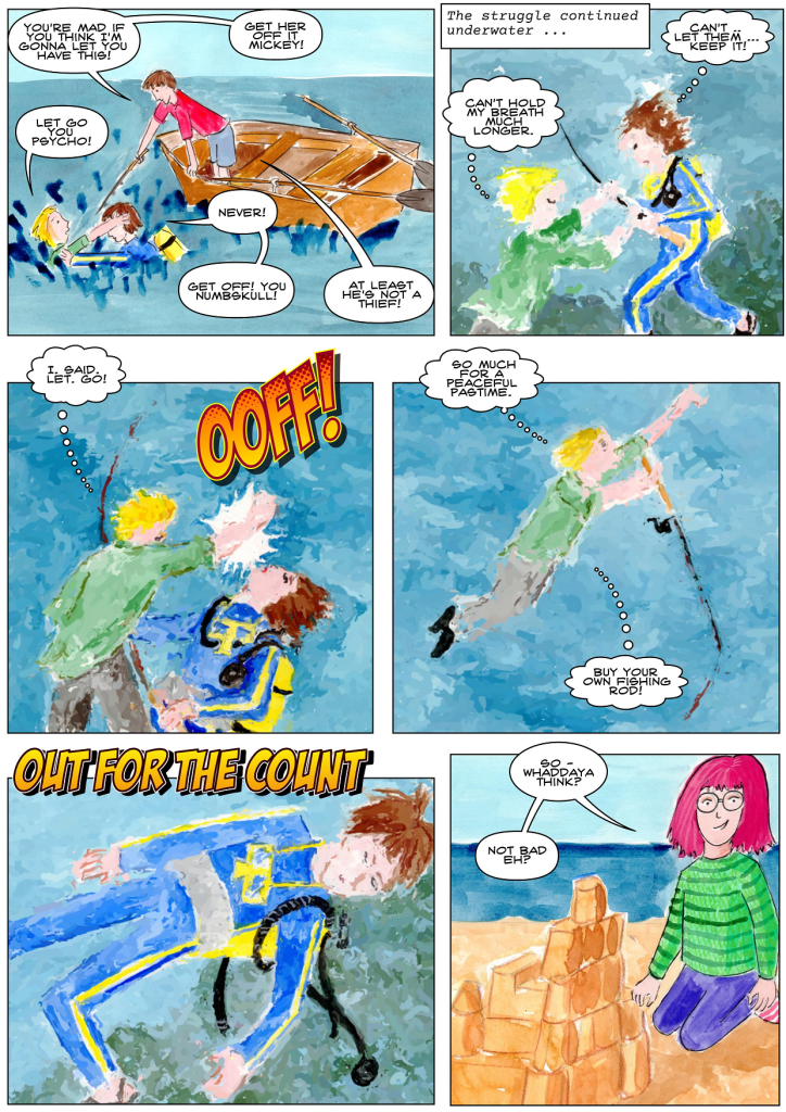Venus Aqueous vegan superhero comic for kids