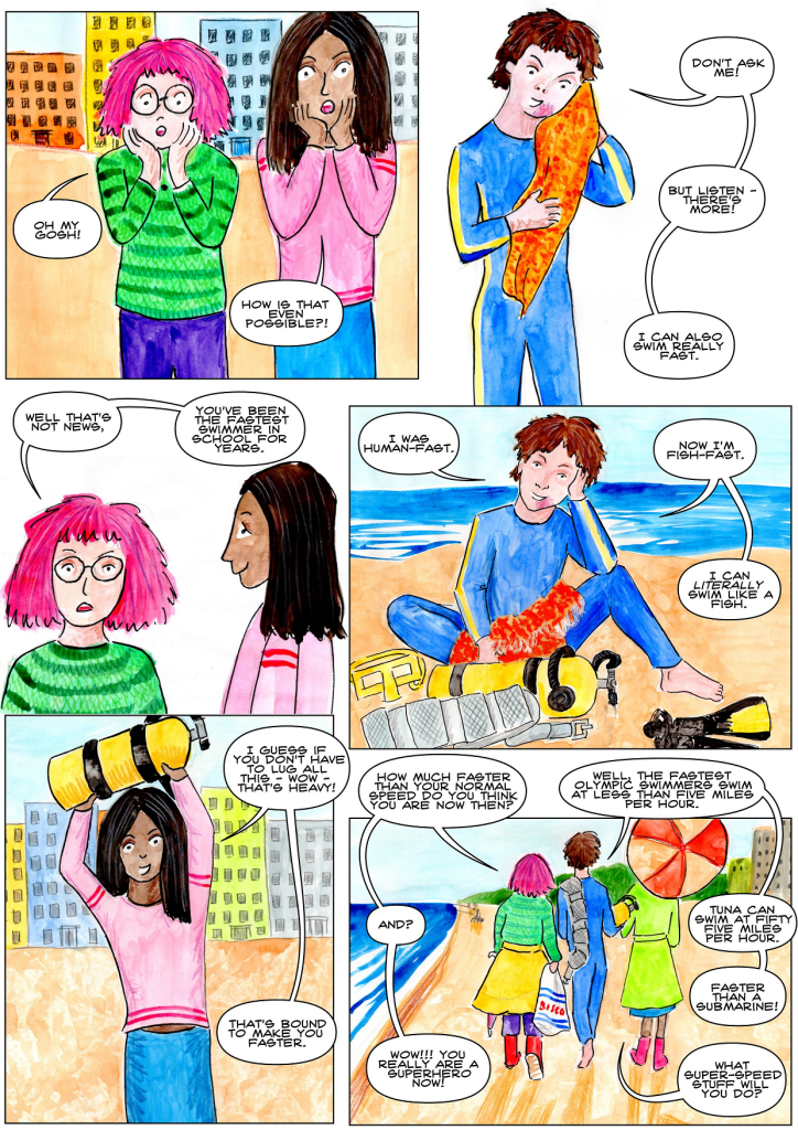 Venus Aqueous vegan superhero