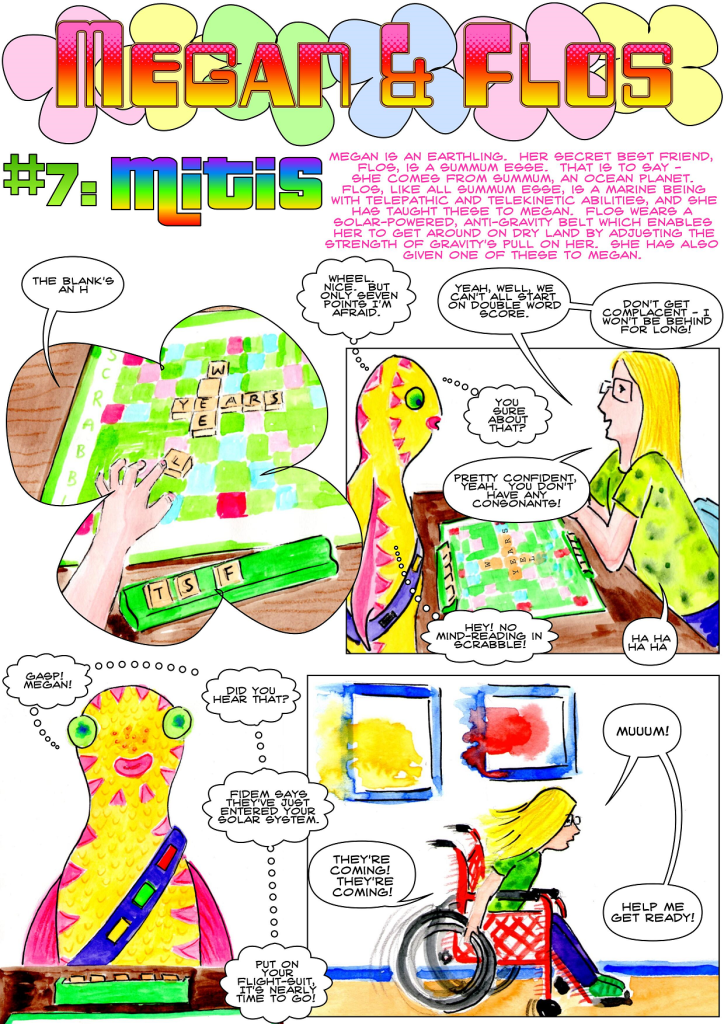 vegan science fiction comic for kids