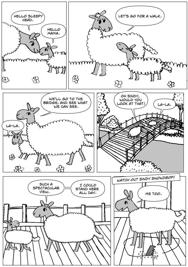 funny vegan comic for kids