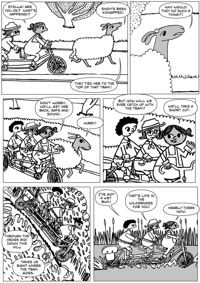 funny vegan comic for kids