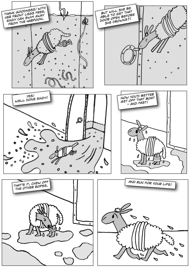 funny vegan comic for kids