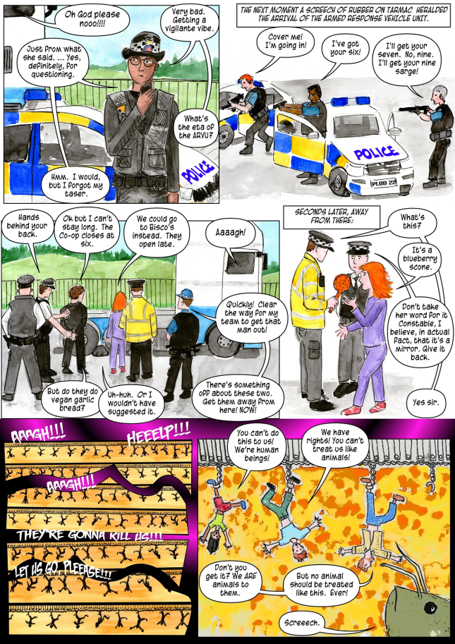 vegan comic for kids