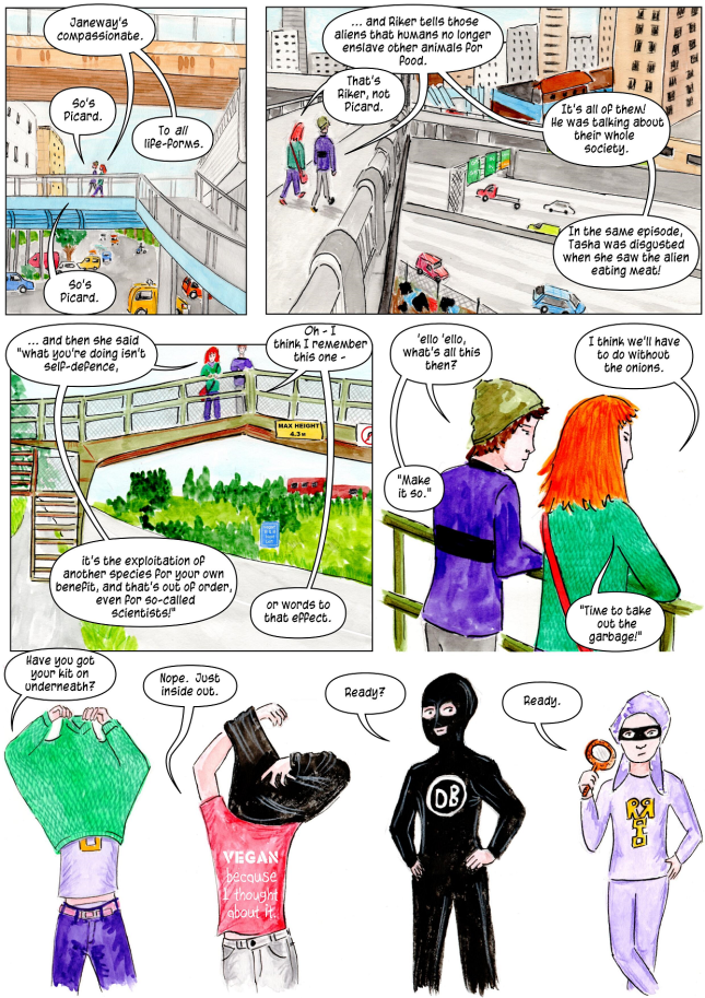 vegan comic for kids