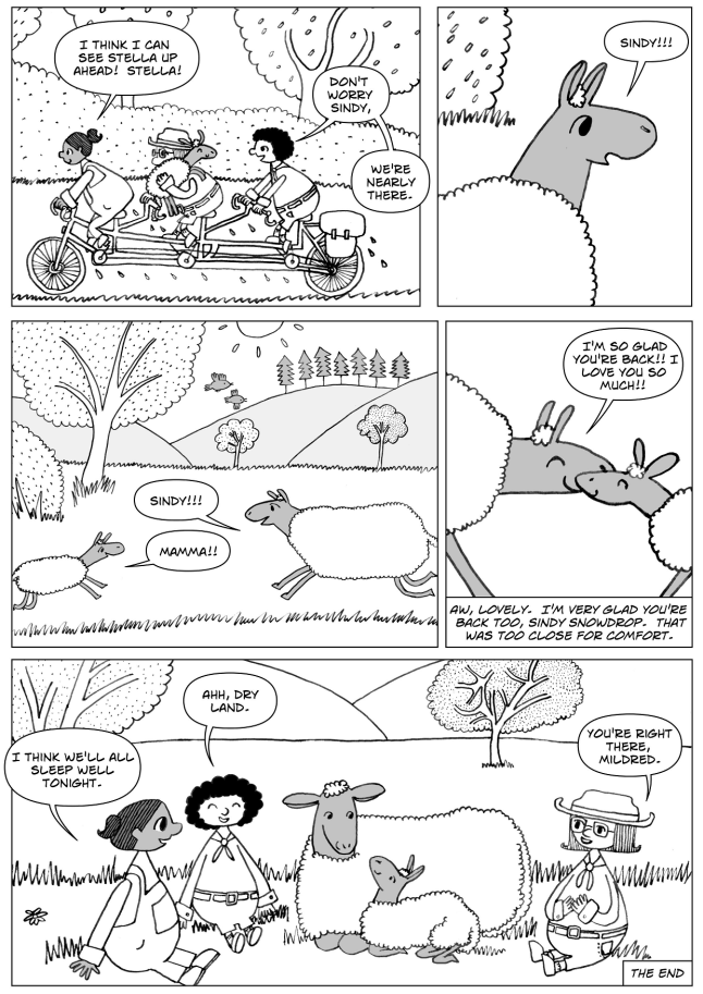 funny vegan comic for kids