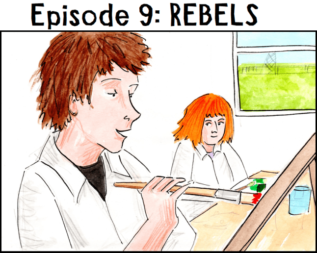 Reflecto Girl 9 vegan children's comic