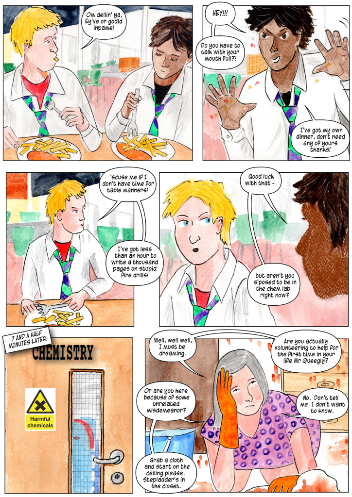 vegan comic for kids