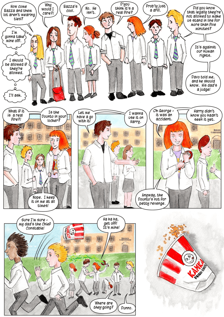 vegan-friendly comic for kids